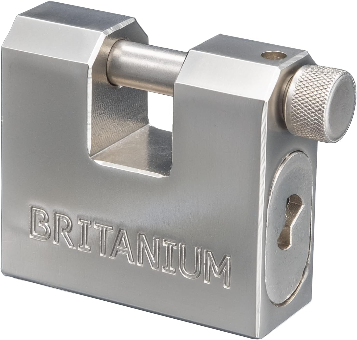 Anti Drill Heavy Duty Padlock | Britanium® | Steel Armoured – Monteed