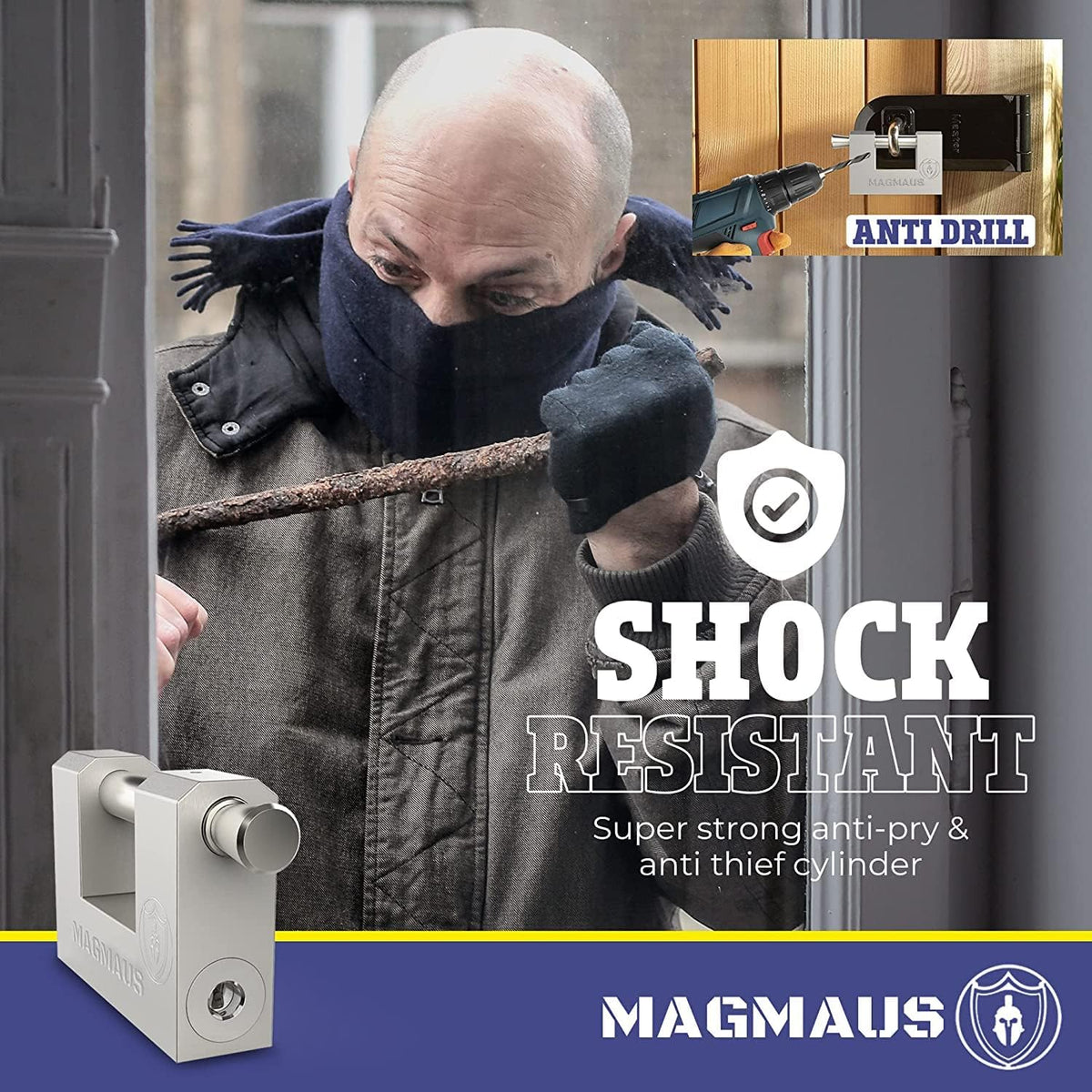 Magmaus RTX70 Lock with 10 Keys – Monteed